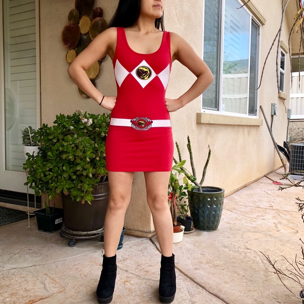 MUST GO!! Power Rangers Bodycon Dress